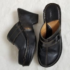 Born Leather Heel Clog